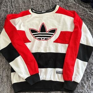 Vintage Adidas Striped Sweatshirt